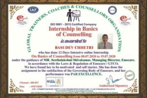 Internship in counselling