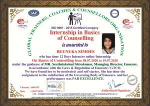 Internship in counselling