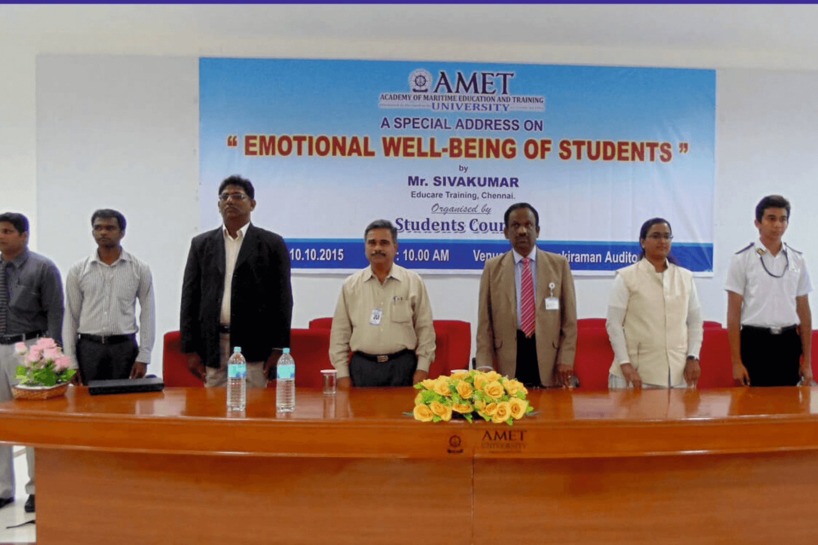 Emocare student training session at Amity institution