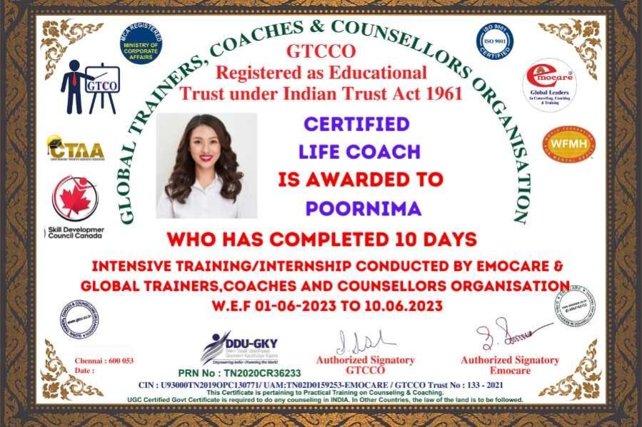 International life coach