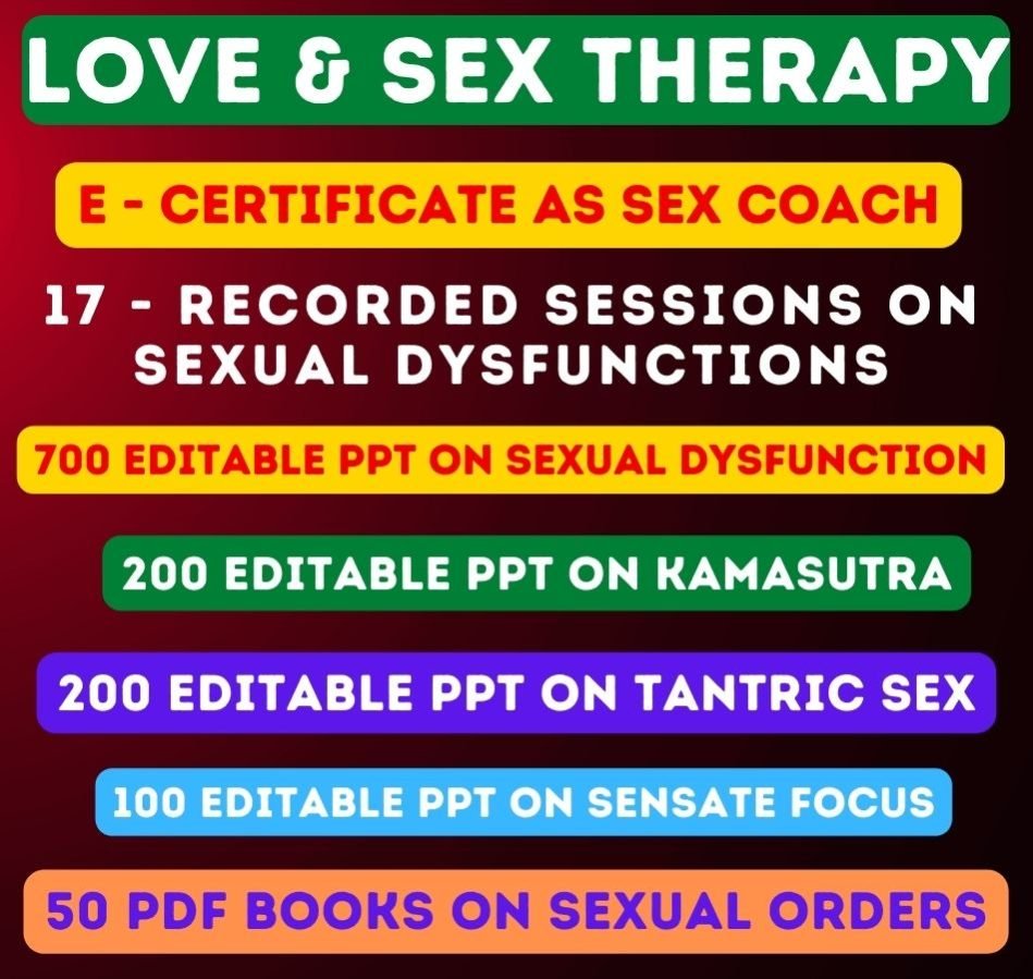 SEX THERAPY CERTIFICATION