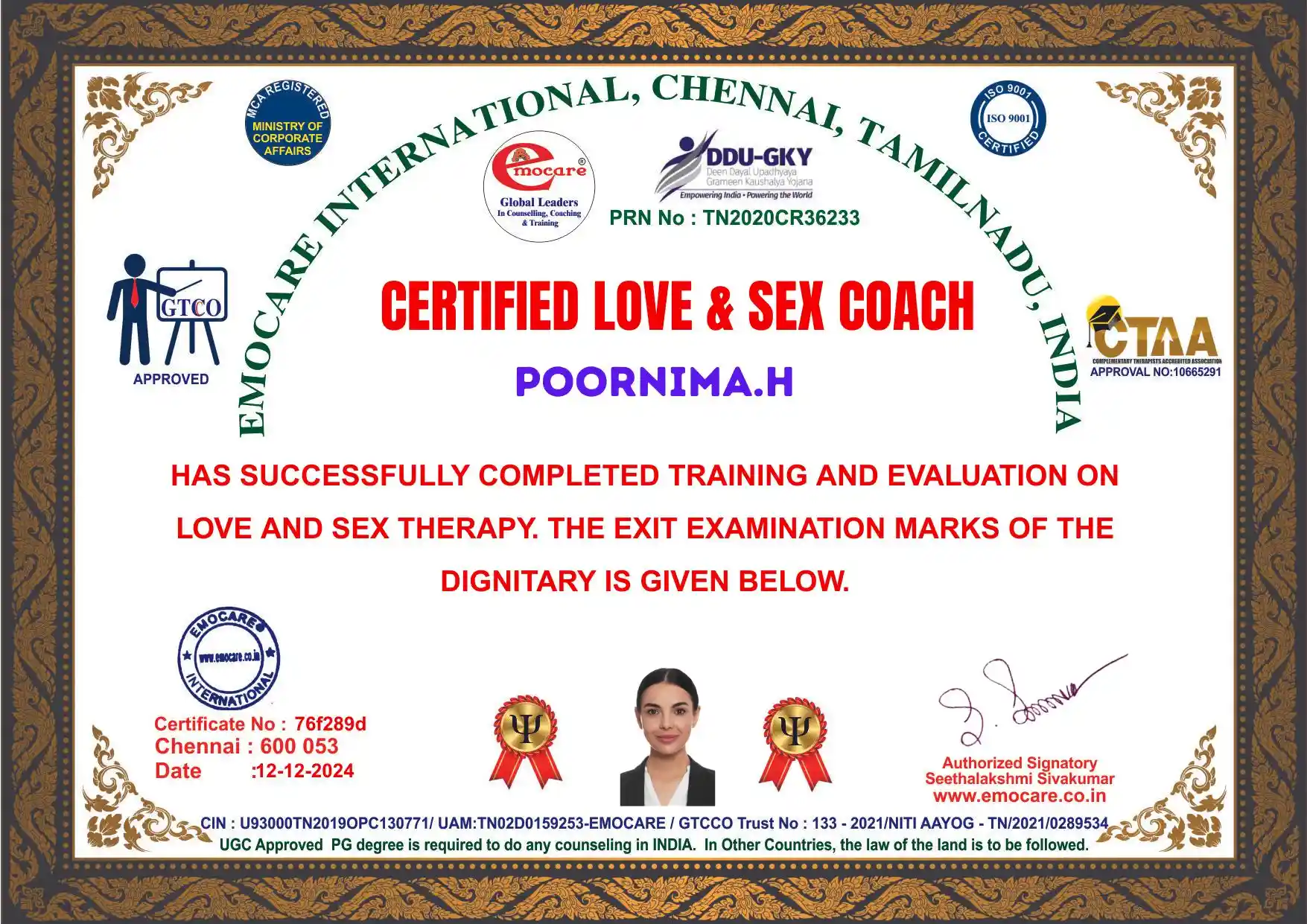 Love and Sex Coach Certification – Emocare – Counselling & Life Coaching